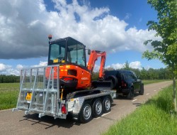 1 Ifor Williams GP126 Klep 3-asser VT341 | Aanhangwagen | Machinetransporter