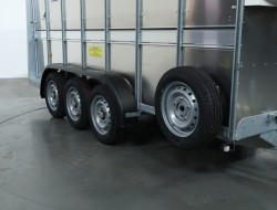 1 Ifor Williams TA510 14x6 (427x178x182cm) Veetrailer 3-asser ADV1095 | Aanhangwagen | Veetrailer