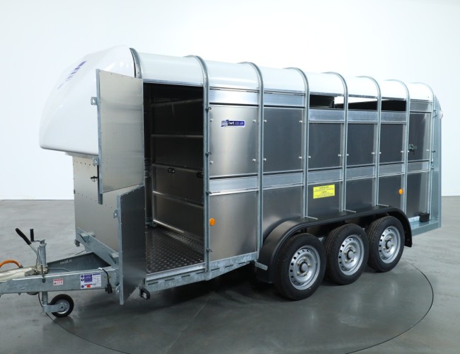 1 Ifor Williams TA510 14x6 (427x178x182cm) Veetrailer 3-asser ADV1095 | Aanhangwagen | Veetrailer