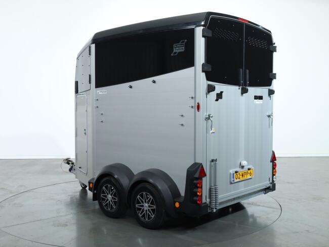 2025 Ifor Williams HBX506 2 paards trailer - Voorlosser RH (zwart) VT775 | Aanhangwagen | Paardentrailer