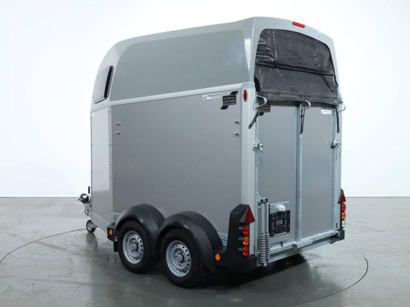 2025 Ifor Williams HBEco 506 Paardentrailer 2-paards (zilver) VT778 | Aanhangwagen | Paardentrailer