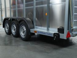 2026 Ifor Williams TA510 16x6 (497x178x182cm) Veetrailer 3-asser VT1020 | Aanhangwagen | Veetrailer